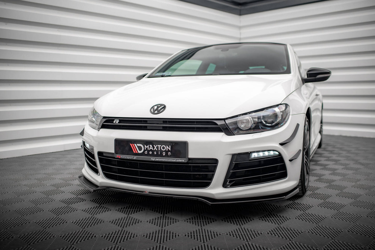 Forreste splitter V.4 Volkswagen Scirocco R Mk3