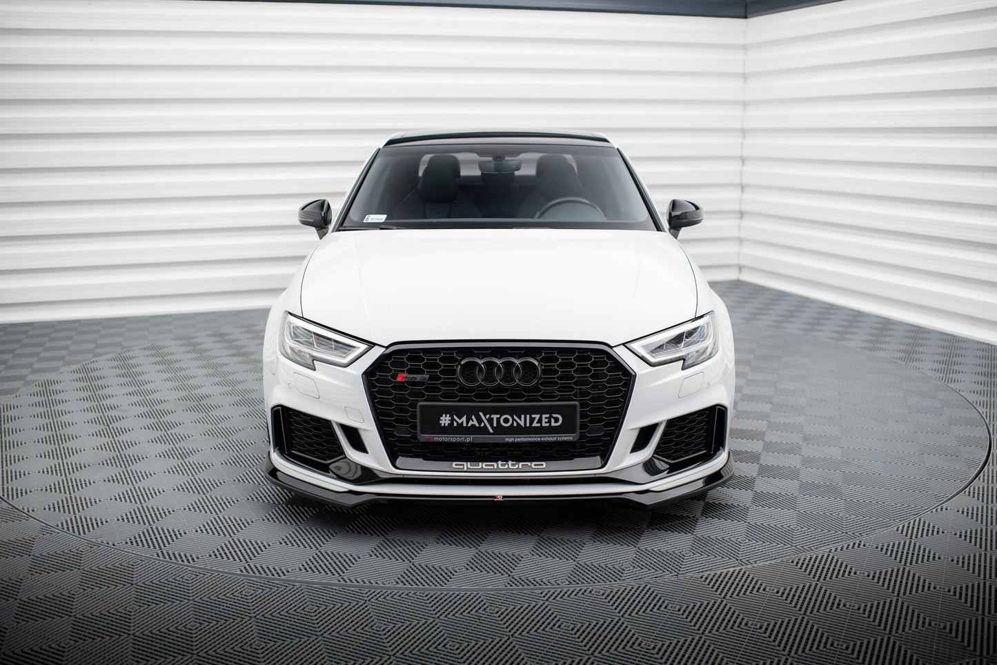 Forreste splitter V.5 Audi RS3 Sedan 8V Facelift
