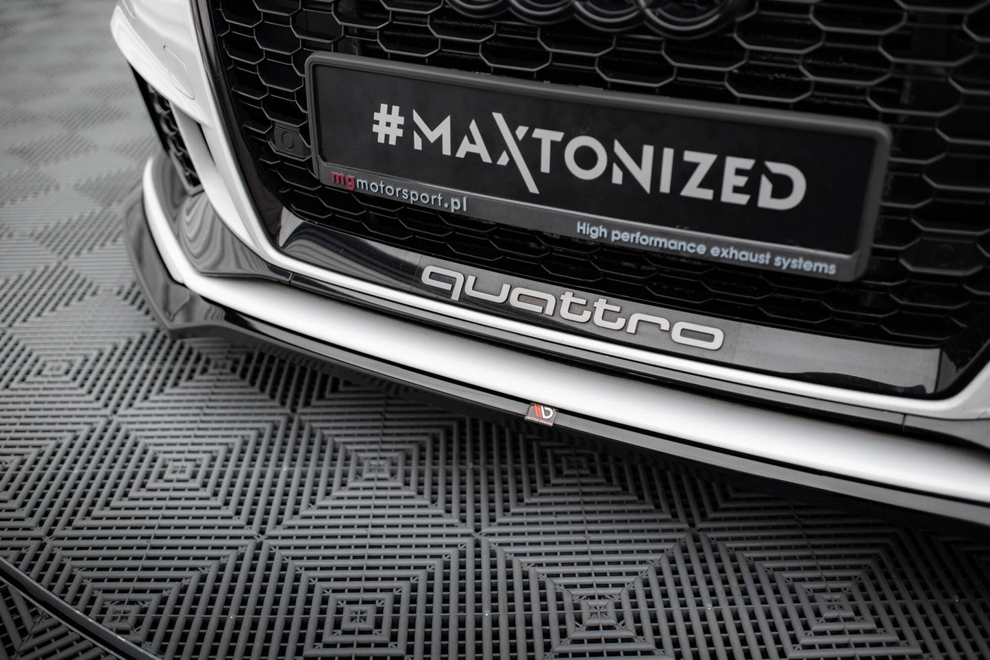 Forreste splitter V.5 Audi RS3 Sedan 8V Facelift