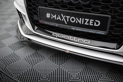 Forreste splitter V.5 Audi RS3 Sedan 8V Facelift