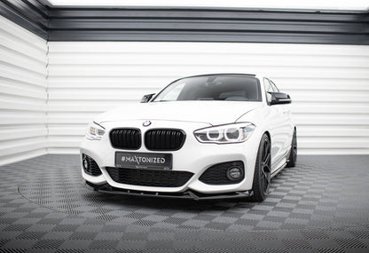 Forreste splitter V.5 BMW 1 M-Pack / M140i F20 Facelift