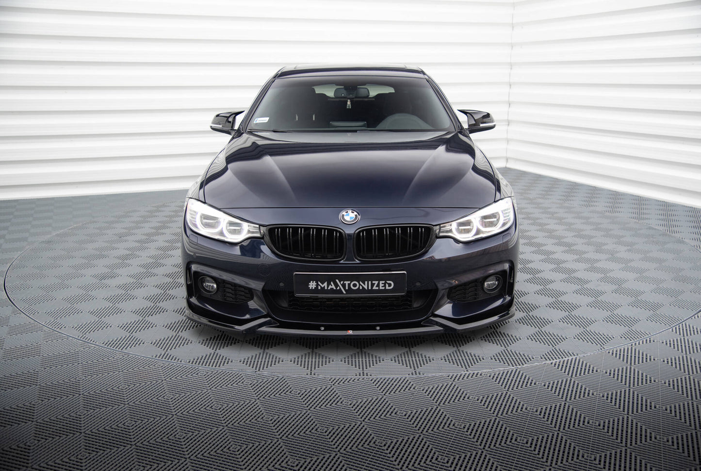 Forreste splitter V.5 BMW 4 Coupe / Gran Coupe / Cabrio M-Pack F32 / F36 / F33