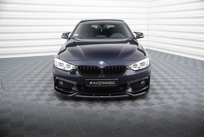 Forreste splitter V.5 BMW 4 Coupe / Gran Coupe / Cabrio M-Pack F32 / F36 / F33
