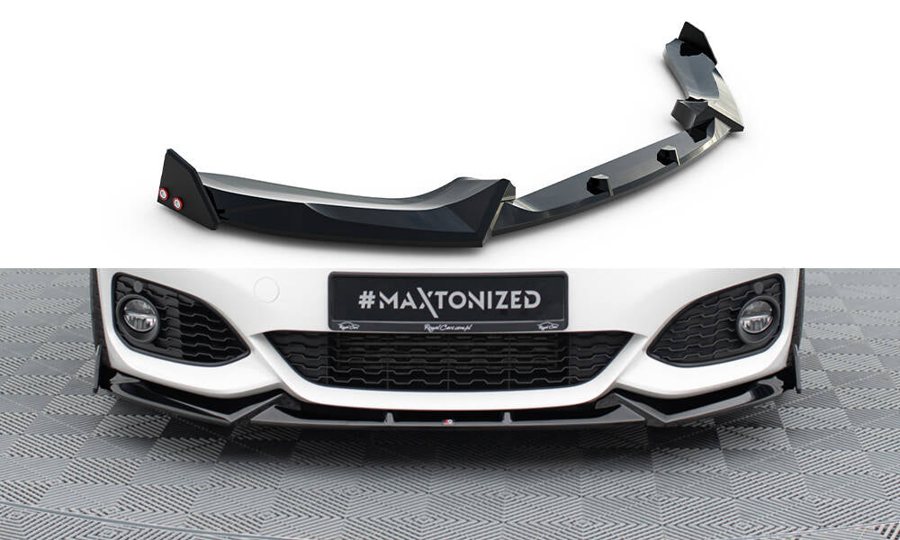 Forreste splitter V.5 + Flaps BMW 1 M-Pack / M140i F20 Facelift