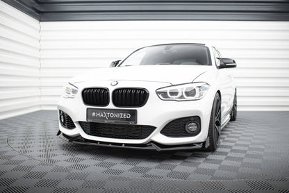 Forreste splitter V.5 + Flaps BMW 1 M-Pack / M140i F20 Facelift