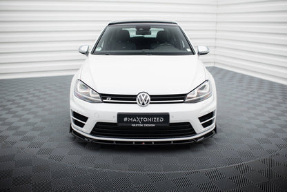 Forreste splitter V.5 + Flaps Volkswagen Golf R / R-Line Mk7
