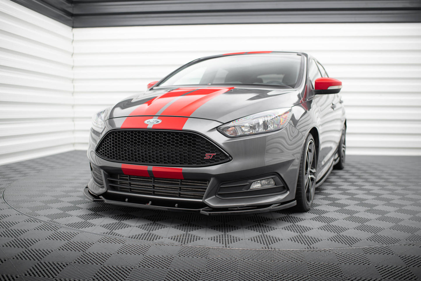 Forreste splitter V.5 Ford Focus ST Mk3 Facelift