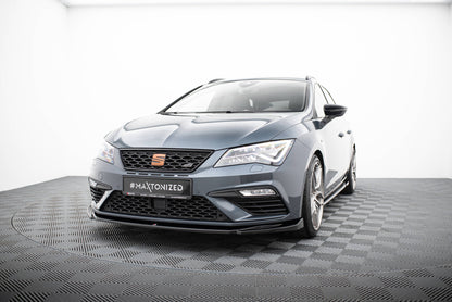 Forreste splitter V.5 Seat Leon Cupra / FR Mk3 FL