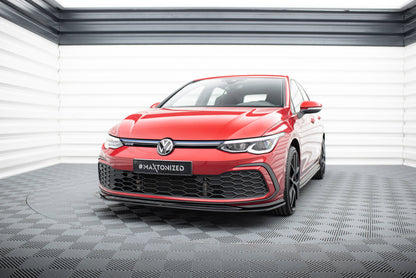 Forreste splitter V.5 Volkswagen Golf GTI / GTE / GTD / R-Line Mk8