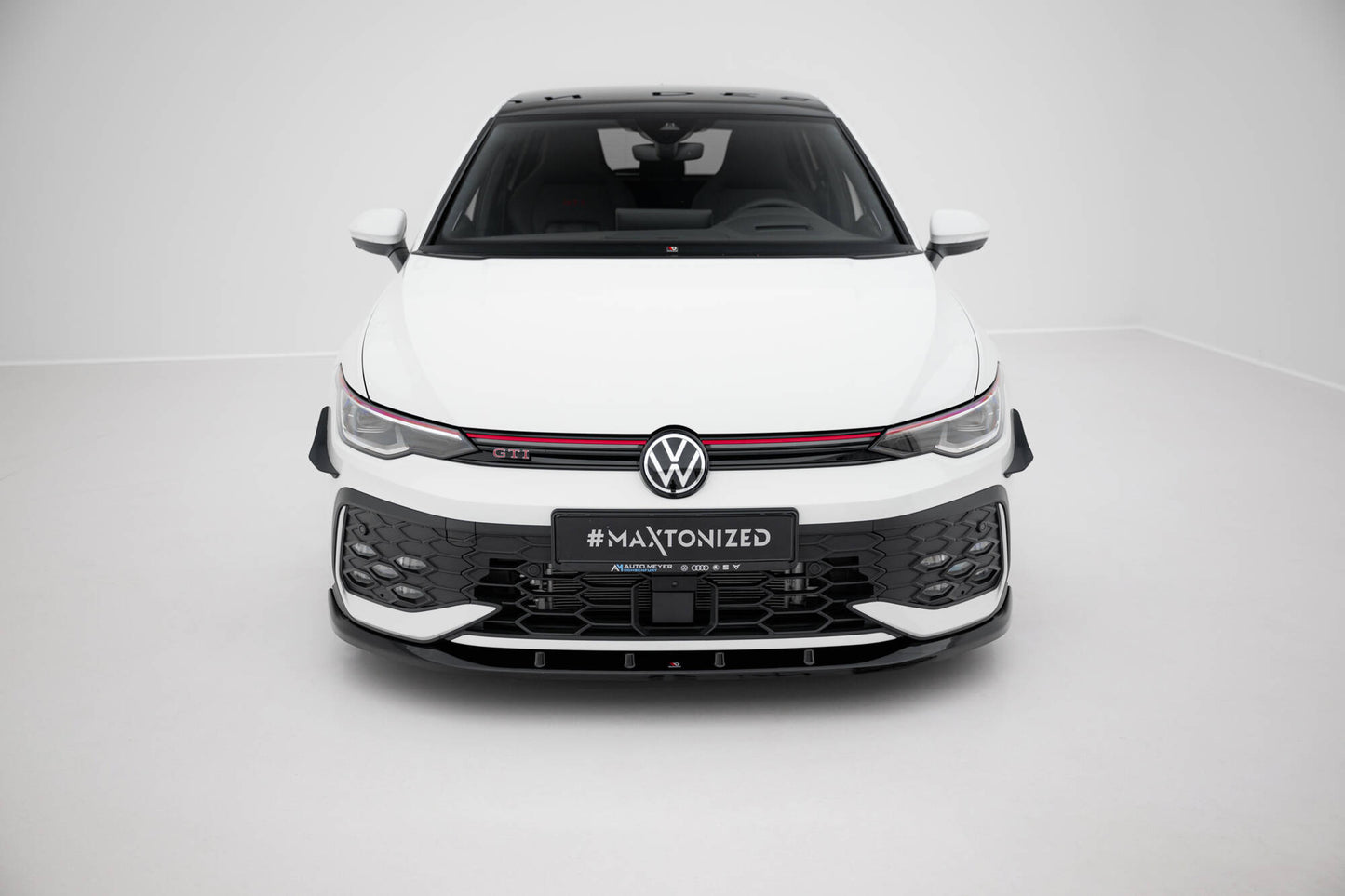 Forreste splitter V.5 Volkswagen Golf GTI / GTE / R-Line Mk8 Facelift