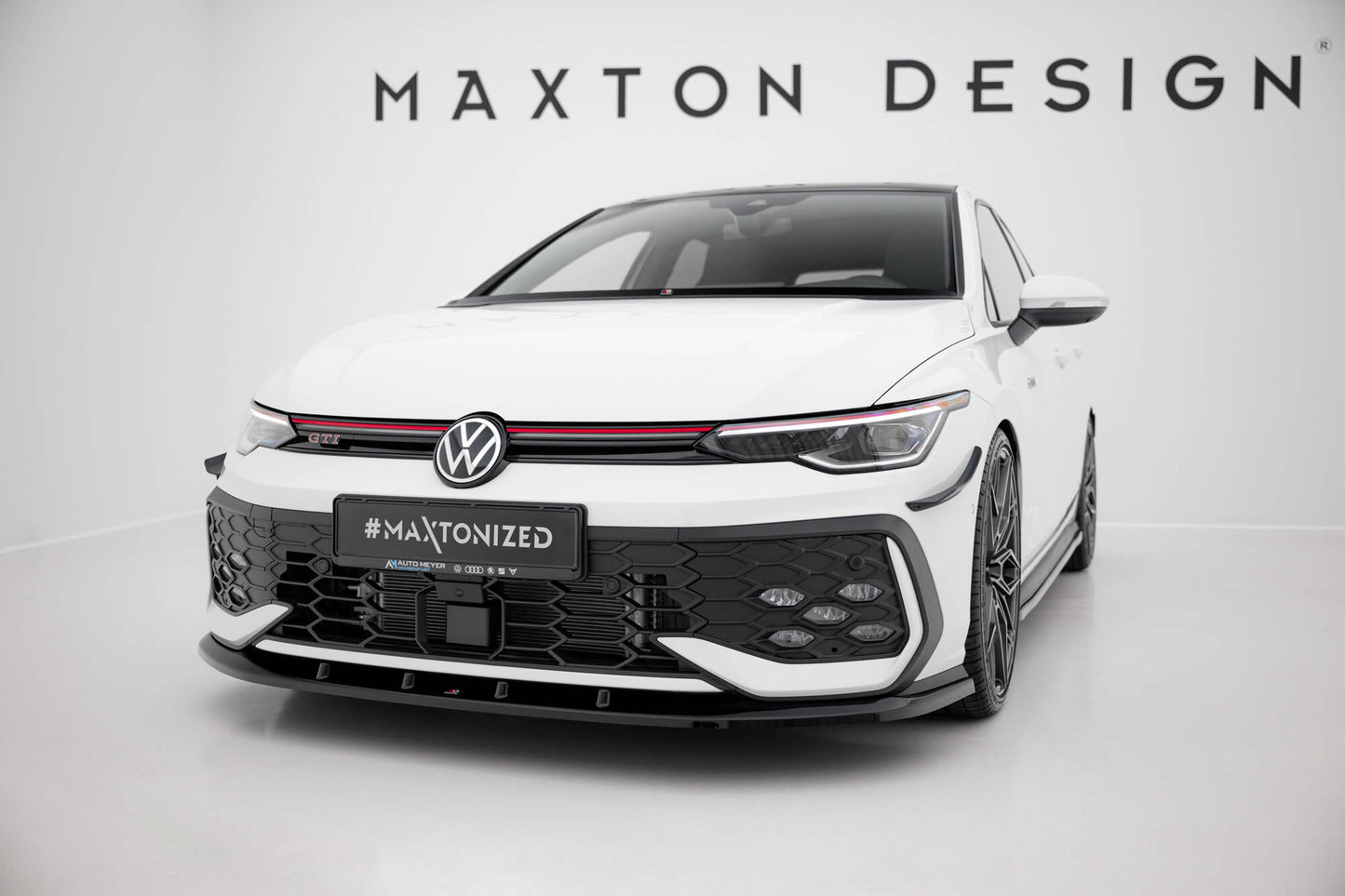 Forreste splitter V.5 Volkswagen Golf GTI / GTE / R-Line Mk8 Facelift