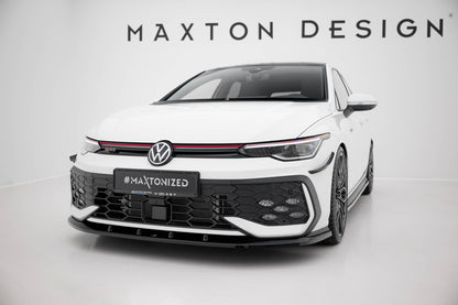Forreste splitter V.5 Volkswagen Golf GTI / GTE / R-Line Mk8 Facelift
