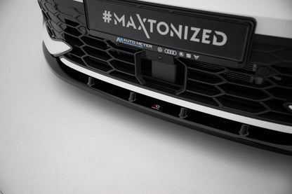 Forreste splitter V.5 Volkswagen Golf GTI / GTE / R-Line Mk8 Facelift