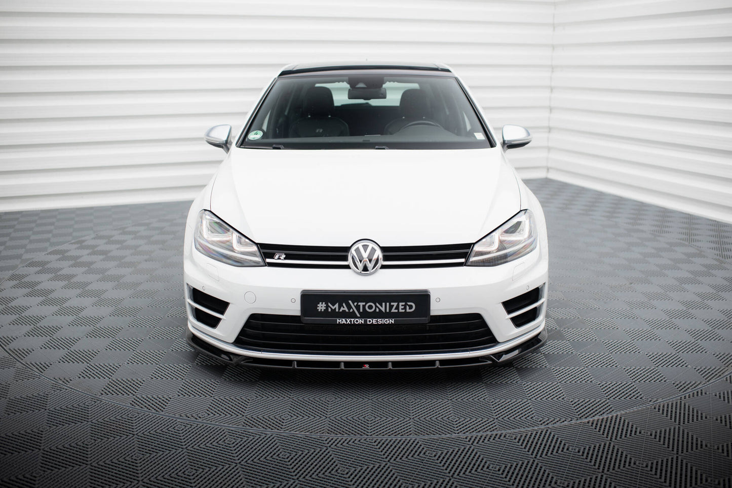 Forreste splitter V.5 Volkswagen Golf R / R-Line Mk7