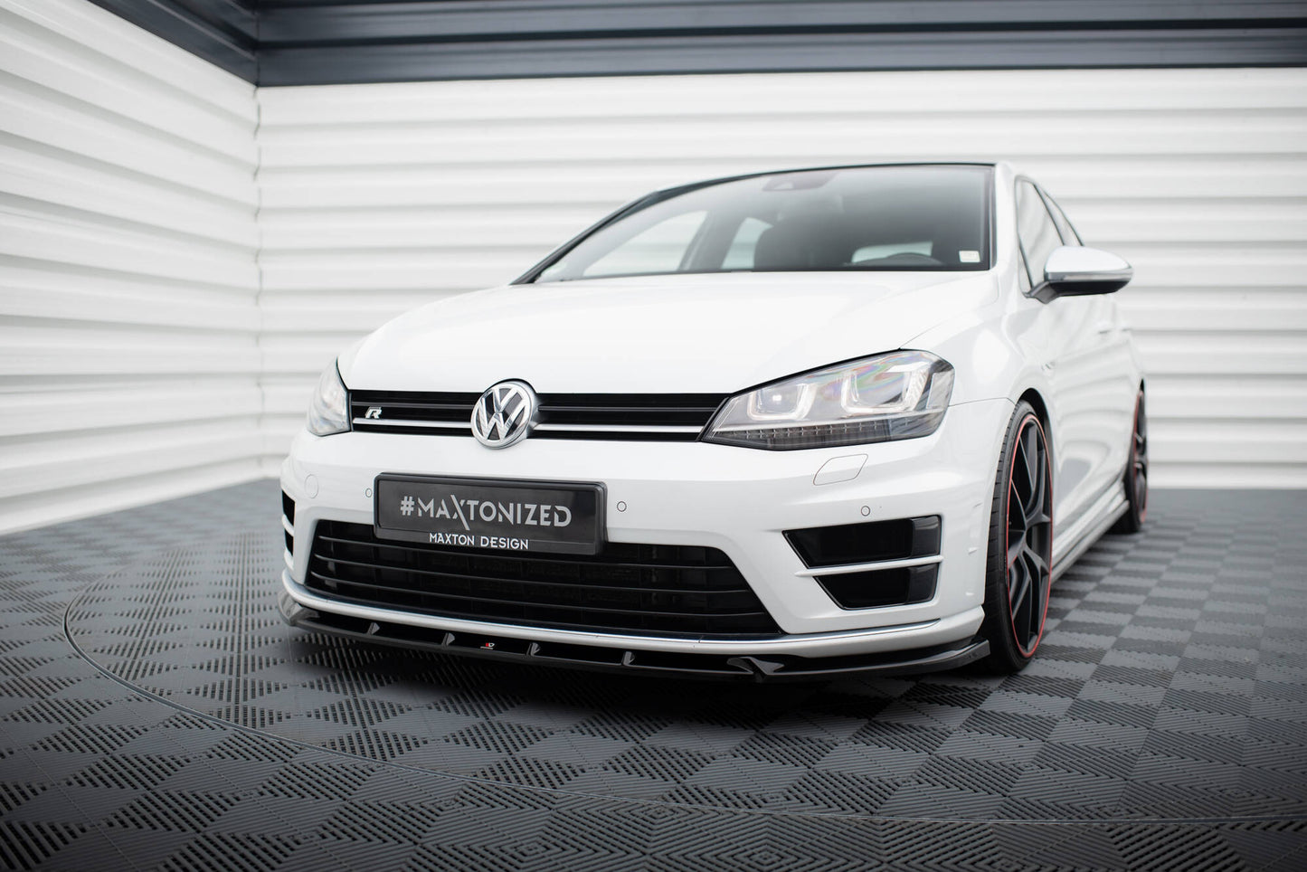Forreste splitter V.5 Volkswagen Golf R / R-Line Mk7