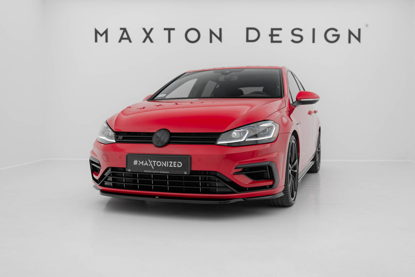 Forreste splitter V.5 Volkswagen Golf R / R-Line Mk7 Facelift
