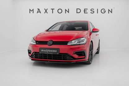Forreste splitter V.5 Volkswagen Golf R / R-Line Mk7 Facelift