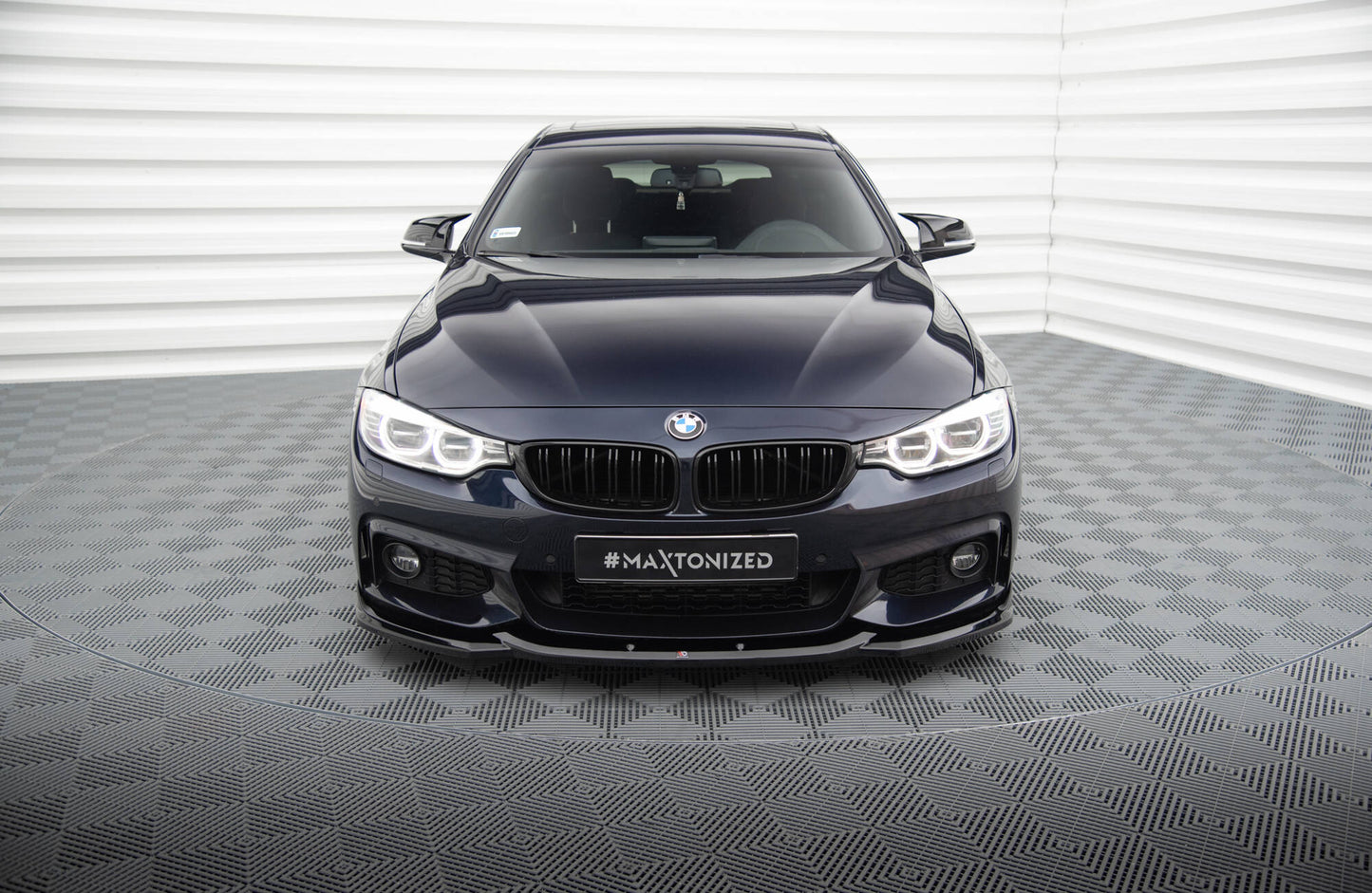 Forreste splitter V.6 BMW 4 Coupe / Gran Coupe / Cabrio M-Pack F32 / F36 / F33