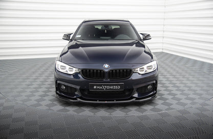 Forreste splitter V.6 BMW 4 Coupe / Gran Coupe / Cabrio M-Pack F32 / F36 / F33