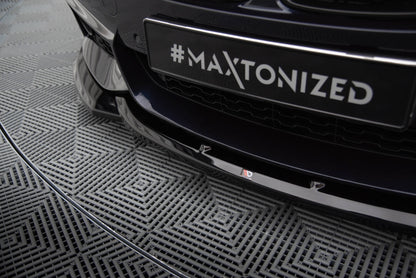 Forreste splitter V.6 BMW 4 Coupe / Gran Coupe / Cabrio M-Pack F32 / F36 / F33