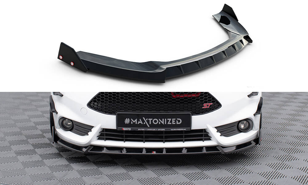 Forreste splitter V.6 + Flaps Ford Fiesta ST Mk7 Facelift