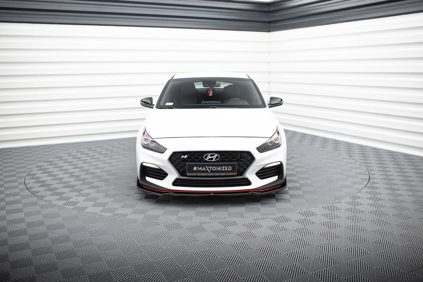 Forreste splitter V.6 + Flaps Hyundai I30 N Mk3 Hatchback/Fastback