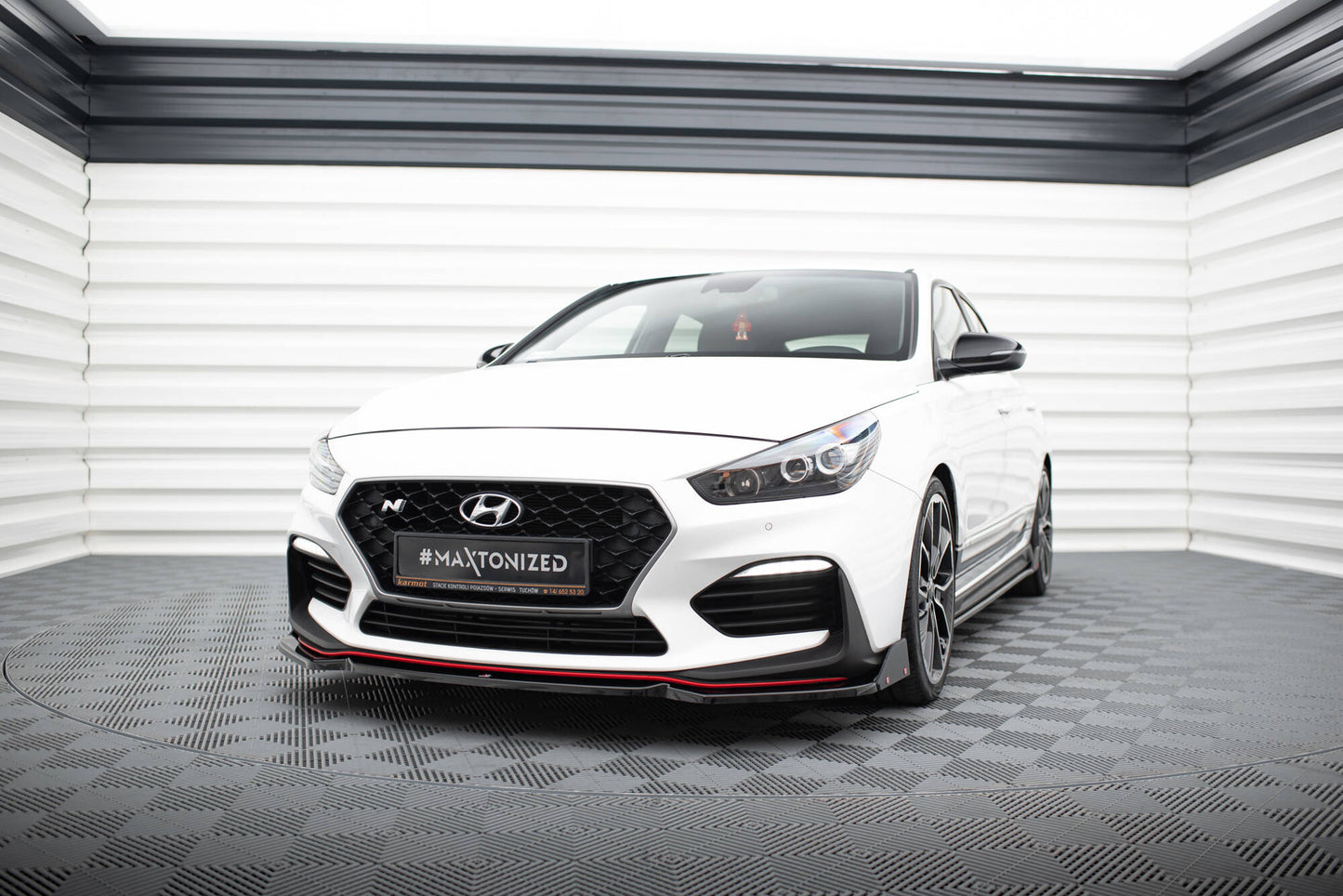 Forreste splitter V.6 + Flaps Hyundai I30 N Mk3 Hatchback/Fastback