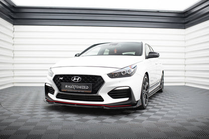 Forreste splitter V.6 + Flaps Hyundai I30 N Mk3 Hatchback/Fastback