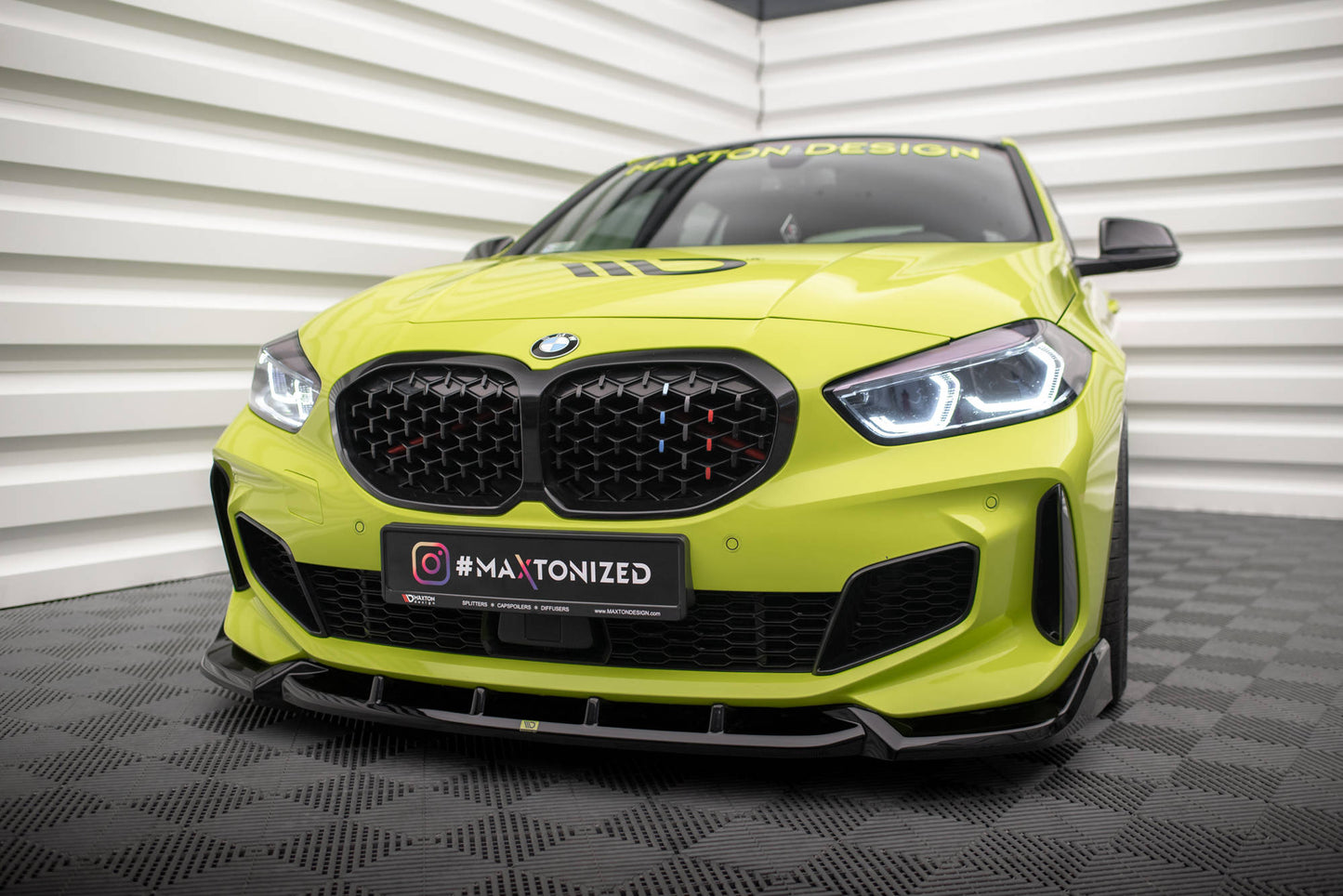 Forreste splitter V.7 til BMW 1 M-Pack / M135i / 128ti F40