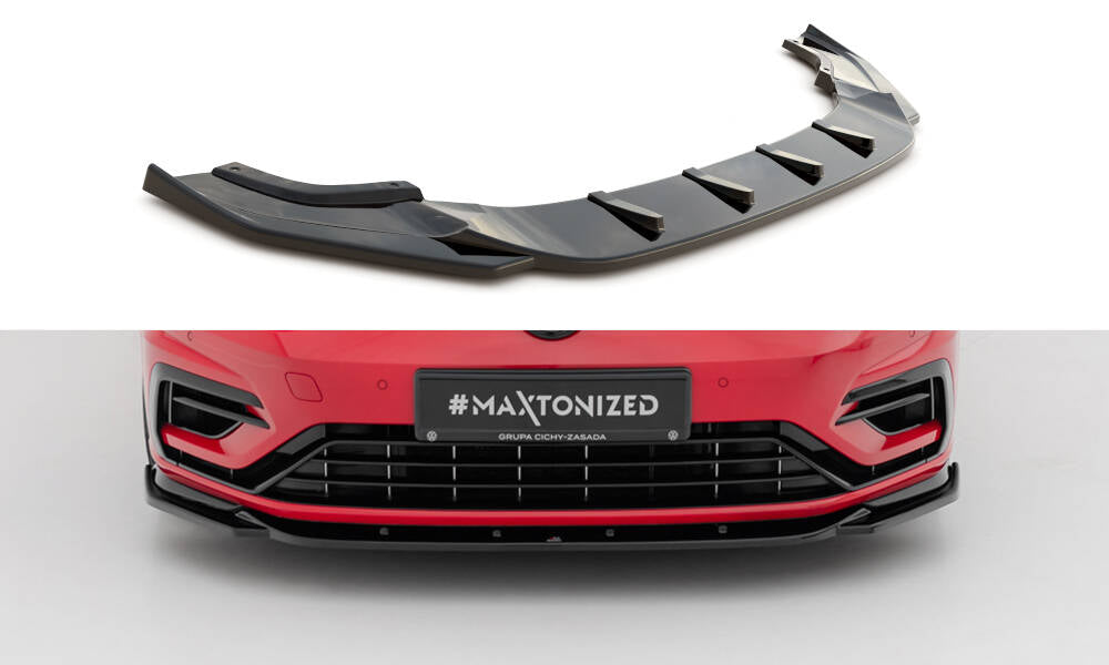 Forreste splitter V.9 Volkswagen Golf R / R-Line Mk7 Facelift