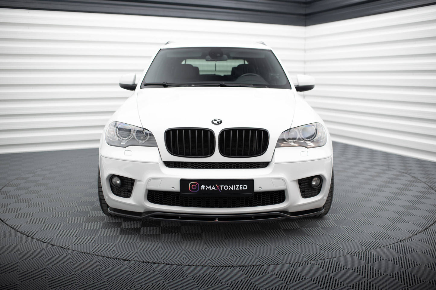 Forreste splitter til BMW X50 E70 Facelift M-pack