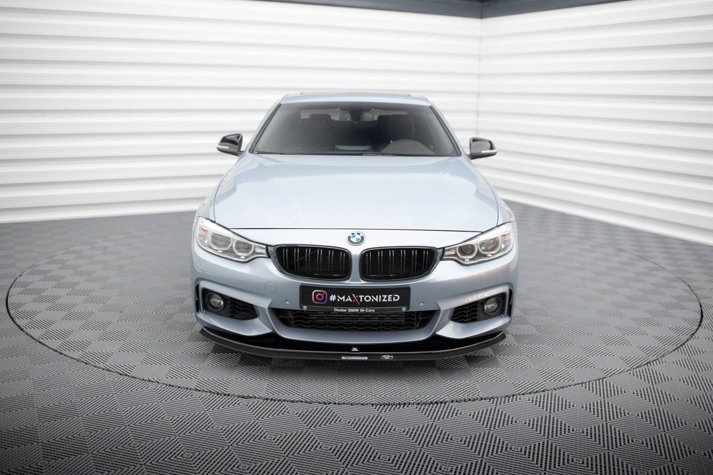 Forreste splitter Hybrid  til BMW 4 Coupe / Gran Coupe / Cabrio M-Pack F32 / F36 / F33