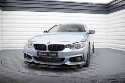 Forreste splitter Hybrid  til BMW 4 Coupe / Gran Coupe / Cabrio M-Pack F32 / F36 / F33