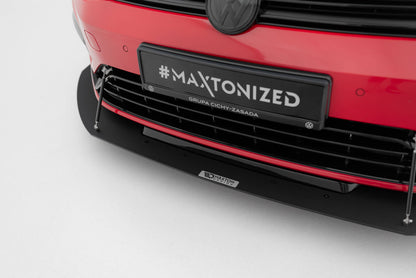 Forreste splitter Hybrid  Racing VW Golf 7 R / R-Line Facelift
