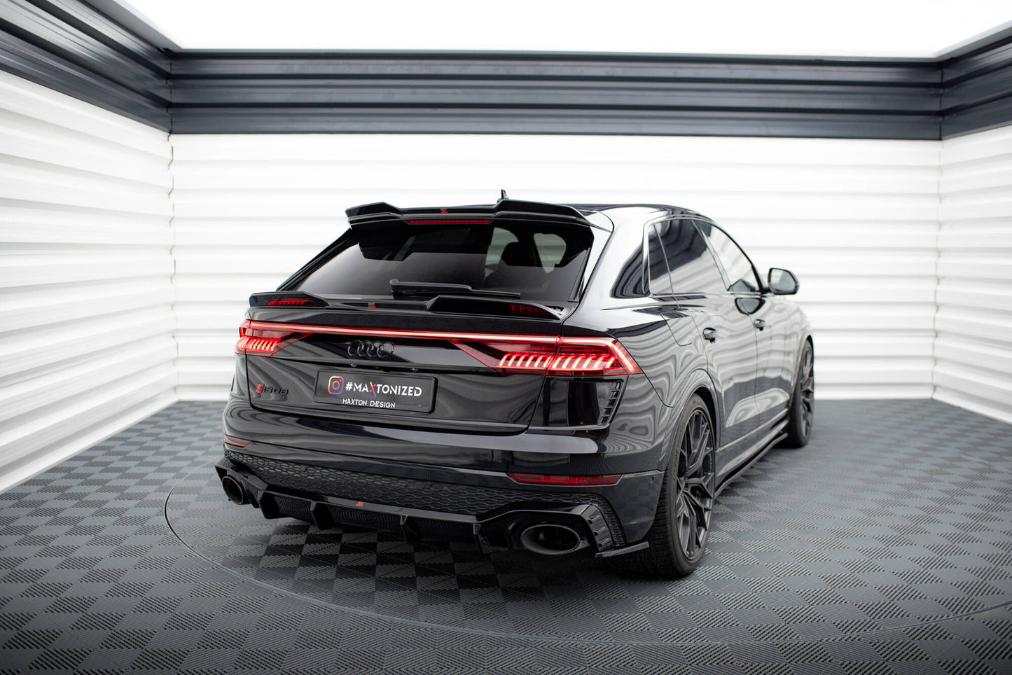 Nedre Spoiler cap 3D Audi Q8 / RSQ8 / SQ8 / Q8 S-Line Mk1