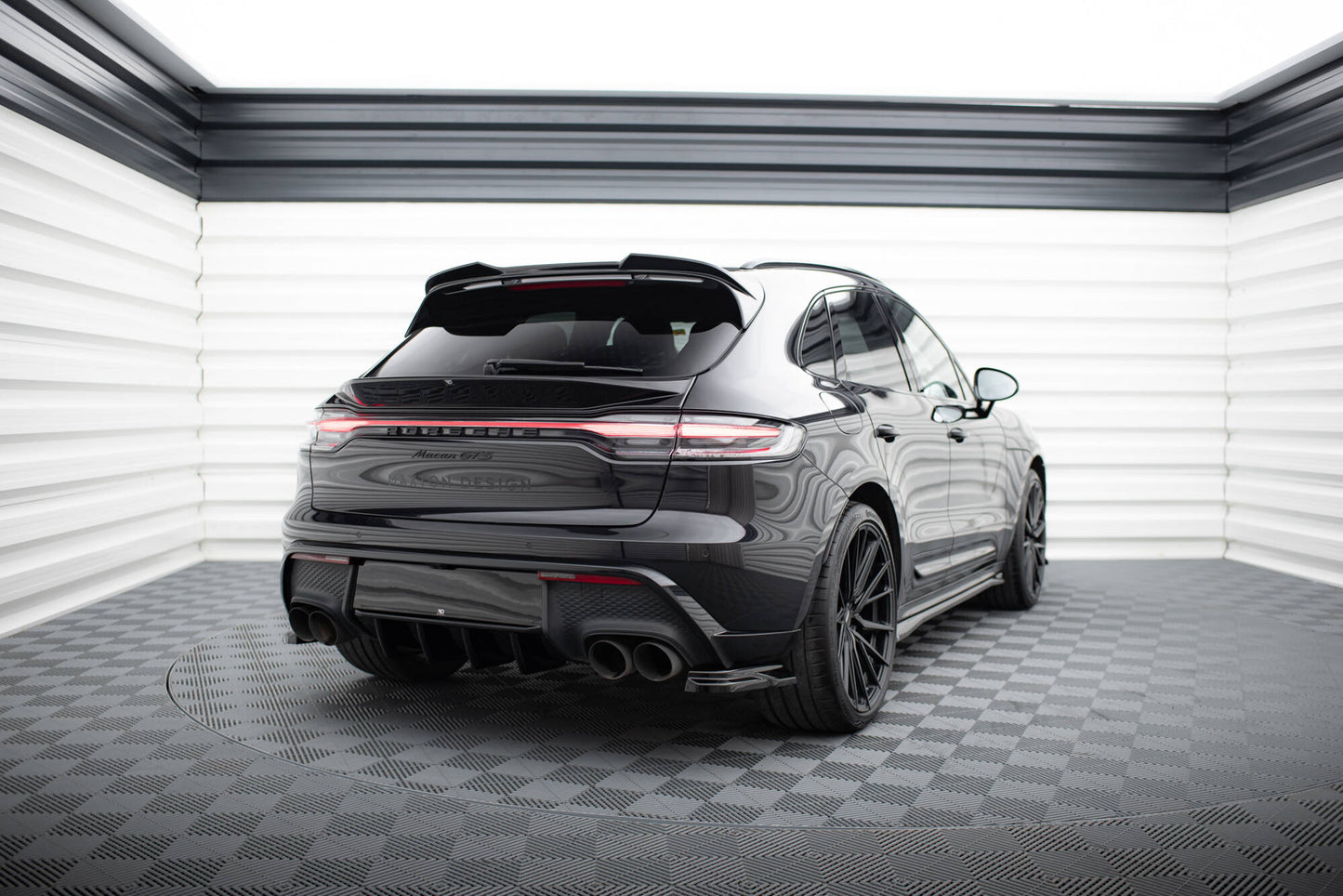 Nedre Spoiler cap 3D Porsche Macan GTS Mk1 Facelift 2