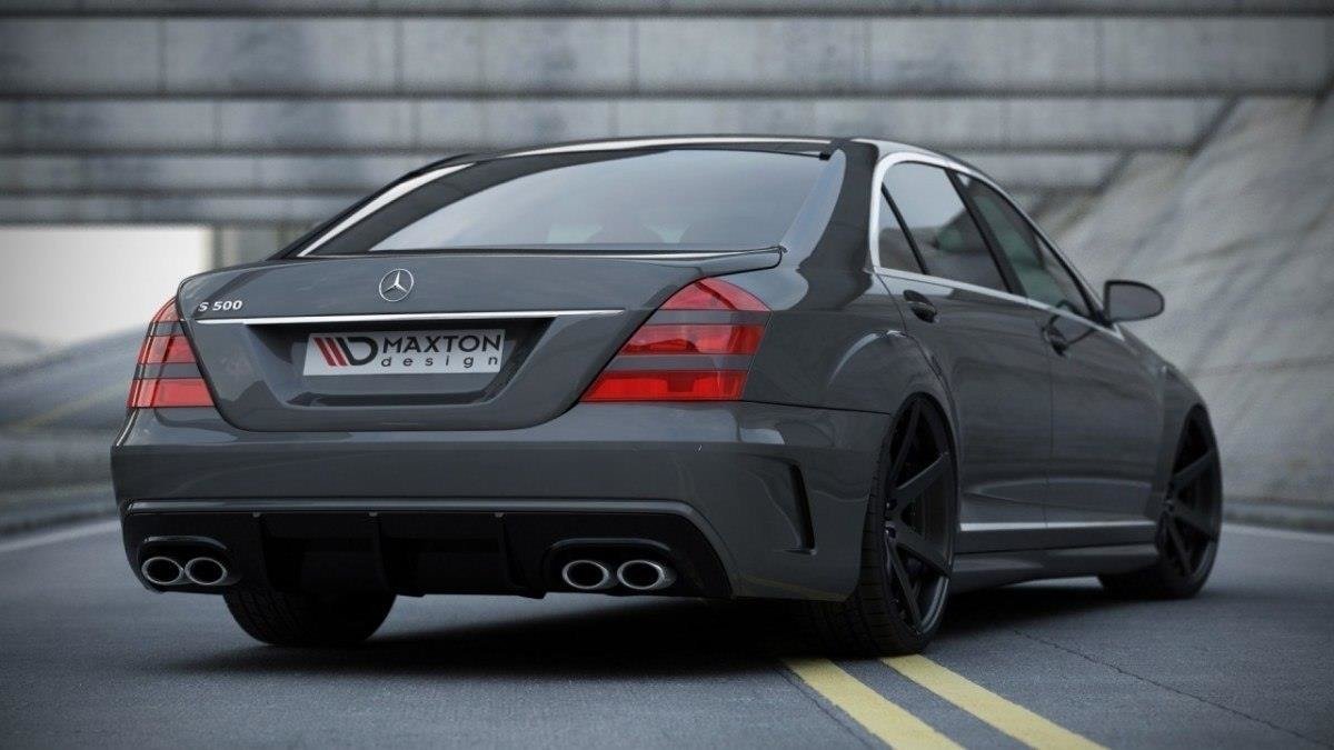 MERCEDES S W221 (look W205) Bagerste kofanger + Bagerste diffuser