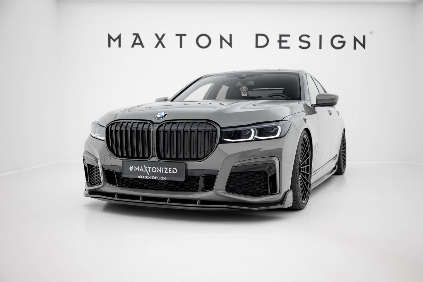 Forreste splitter Prepreg kulfiber + ABS splitter BMW 7 M-Pack G11 Facelift