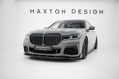 Forreste splitter Prepreg kulfiber + ABS splitter BMW 7 M-Pack G11 Facelift