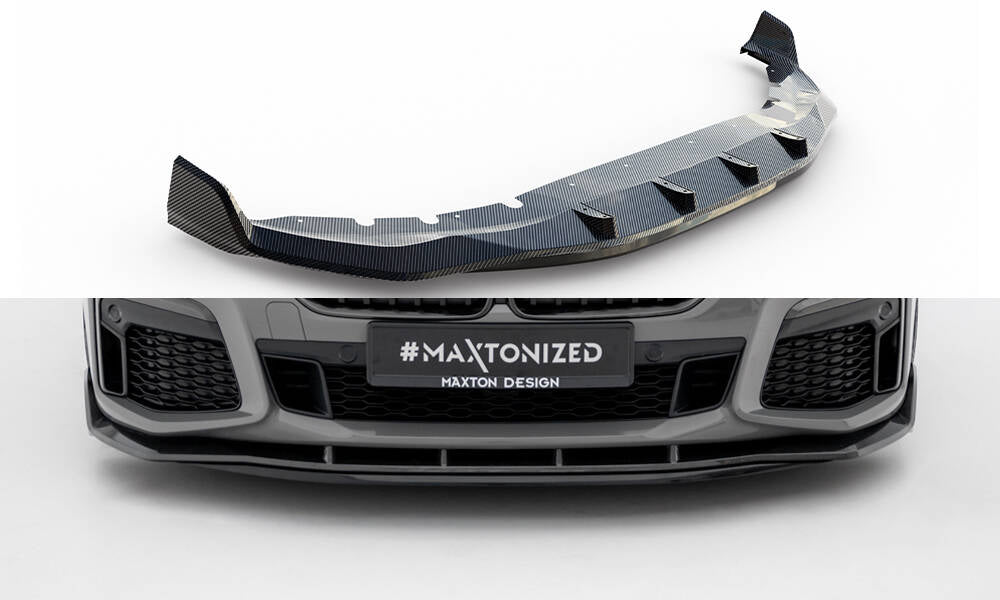 Forreste splitter Prepreg kulfiber + ABS splitter BMW 7 M-Pack G11 Facelift