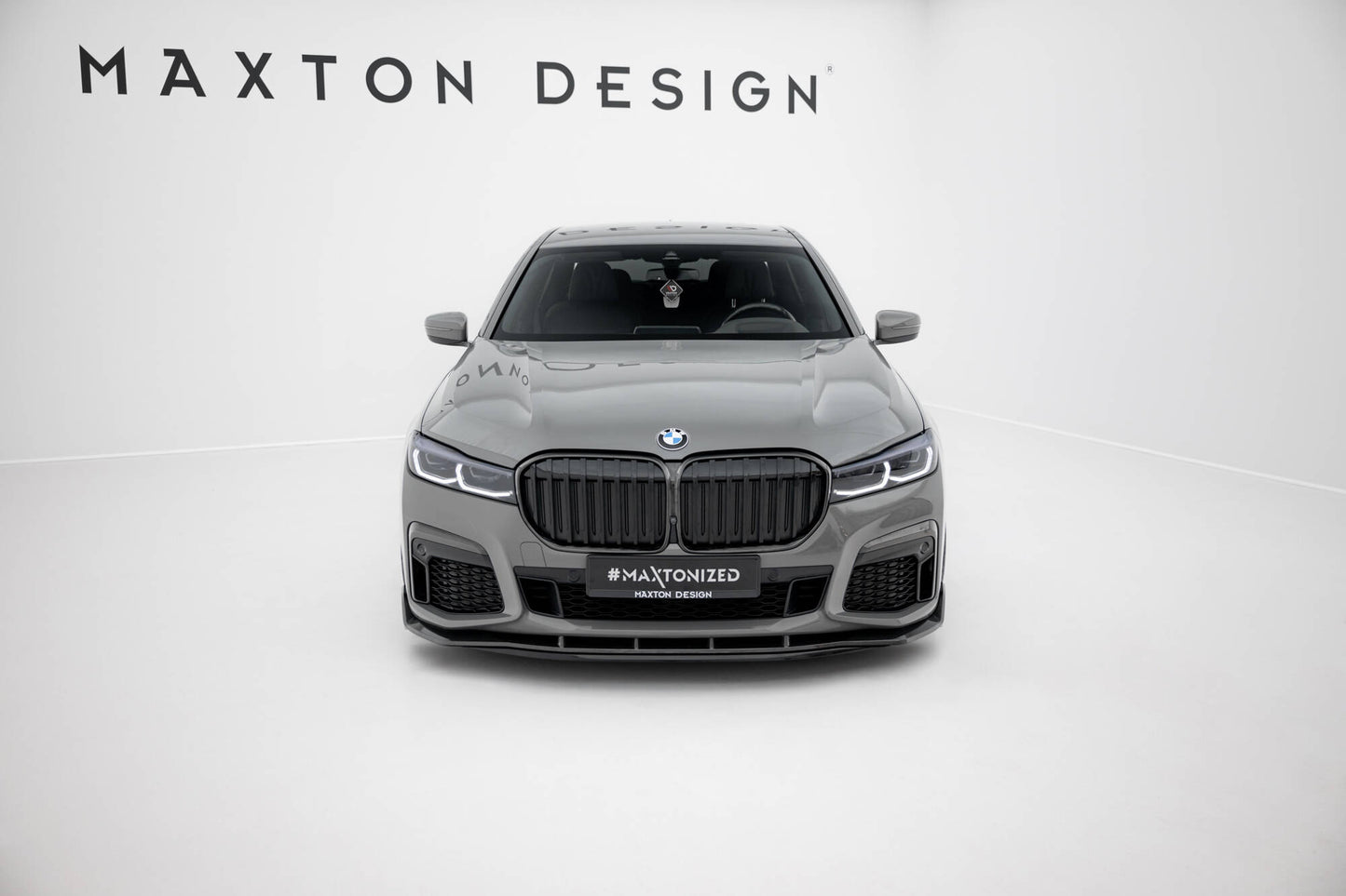 Forreste splitter Prepreg kulfiber + ABS splitter BMW 7 M-Pack G11 Facelift