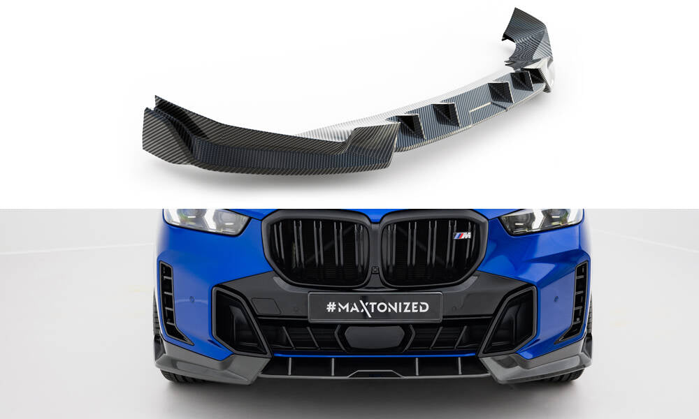 Forreste splitter Prepreg kulfiber BMW X5 M-Pack G05 Facelift
