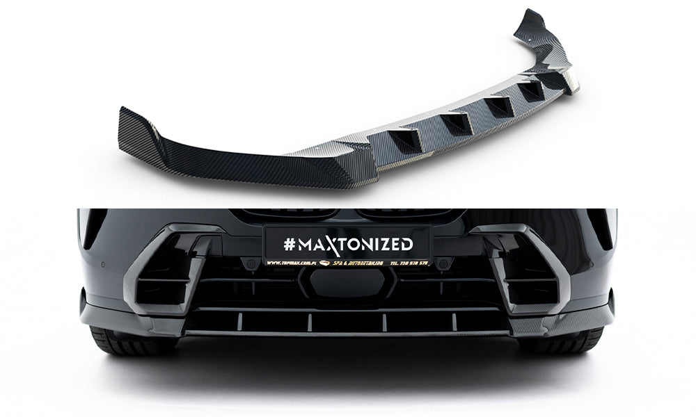 Forreste splitter Prepreg kulfiber BMW X7 M-Pack G07 Facelift