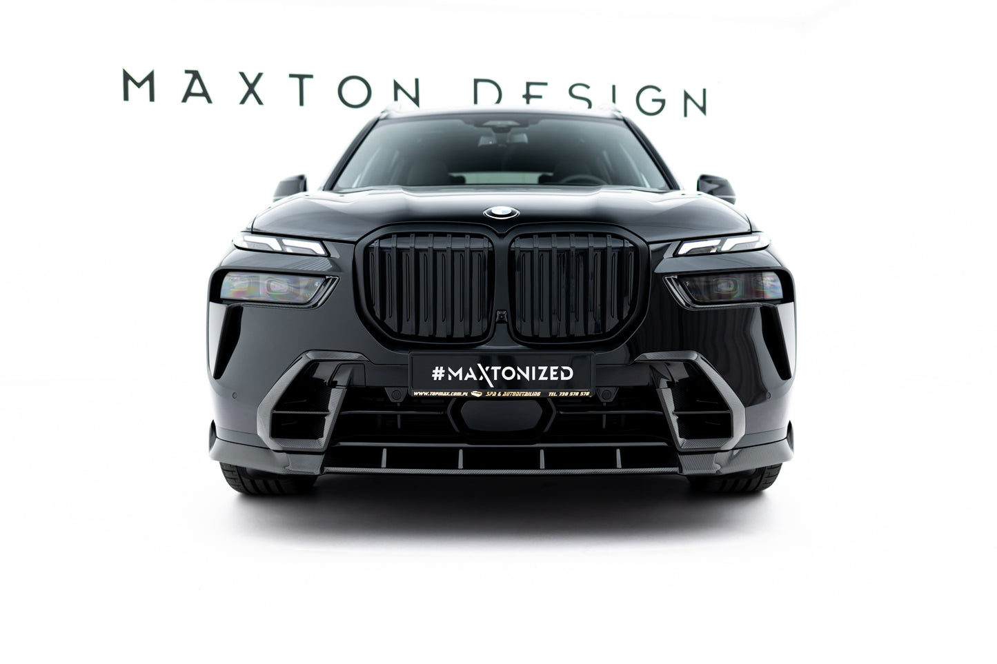 Forreste splitter Prepreg kulfiber BMW X7 M-Pack G07 Facelift