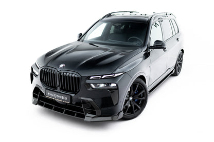 Forreste splitter Prepreg kulfiber BMW X7 M-Pack G07 Facelift