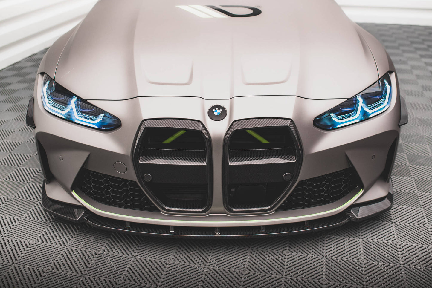 Forreste splitter Prepreg kulfiber V.1 BMW M4 G82 / G82 Facelift
