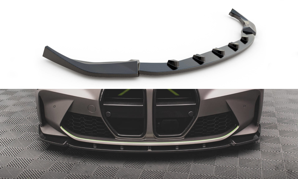 Forreste splitter Prepreg kulfiber V.1 BMW M4 G82 / G82 Facelift