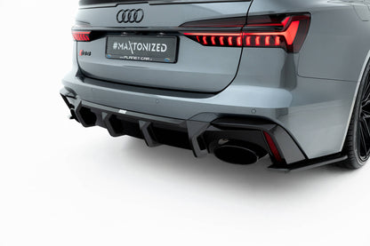 Prepreg kulfiber Bagerste diffuser Audi RS6 C8 (version without towbar)