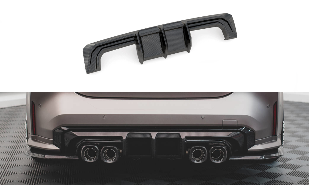 Prepreg kulfiber Bagerste diffuser BMW M4 G82 / G82 Facelift