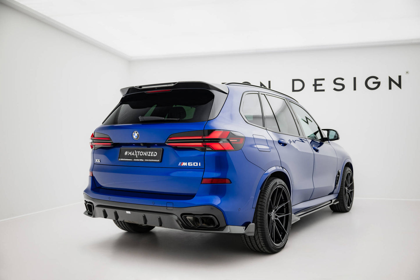 Prepreg kulfiber Bagerste diffuser BMW X5 M-Pack G05 Facelift